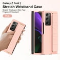 thumbnail image 1 of Nalacover for Samsung Galaxy Z Fold2 Wristband Case, Elastic Stretchable Woven Tape Hand Strap Rugged PC Shockproof Full Body Lens Protection Folding Cover for Samsung Galaxy Z Fold2,Pink, 1 of 11
