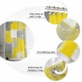 thumbnail image 7 of Shower Curtains Abstract Yellow Gray Painting Bath Curtain Vintage Style Waterproof Bathroom Shower Curtain Set with Hooks Decoration 72 x 72 Inches, 7 of 7