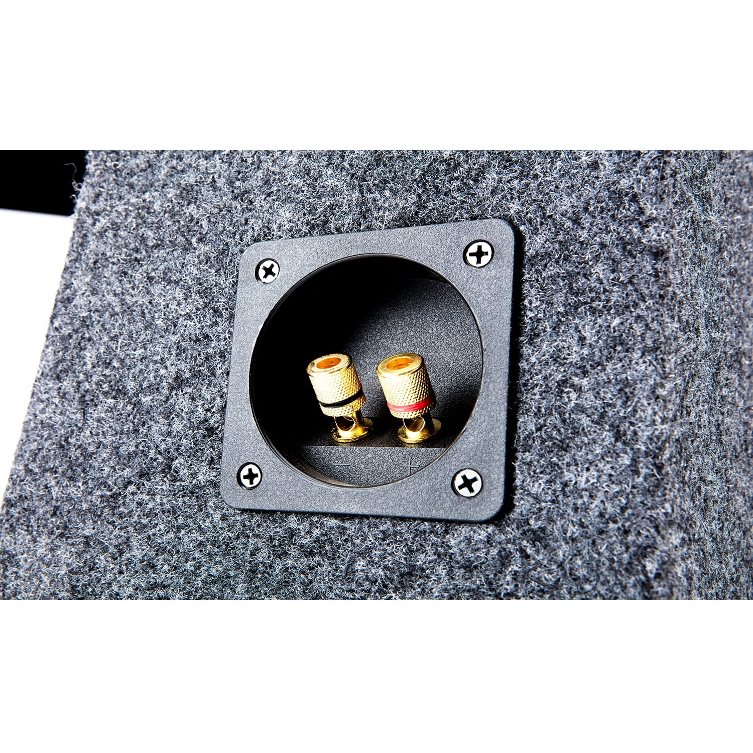 Audiopipe 10" Shallow Subwoofer Enclosure - Slim Truck Seat Box - 150W RMS Single Voice Coil