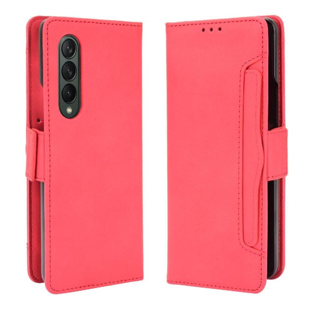 Funda Tipo Billetera GANGXUN para Samsung Galaxy Z Fold3 5G – Tapa Flip con Tarjetero