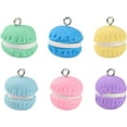 thumbnail image 2 of Handmade Polymer Clay Pendants Macarons Mixed color 18~20x14~15mm Hole: 2mm, 2 of 4