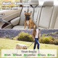 thumbnail image 3 of 2 Packs Dog Cat Safety Seat Belt Strap Car Headrest Restraint Adjustable Nylon Fabric Dog Restraints Vehicle Seatbelts Harness, 3 of 11