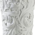 thumbnail image 3 of Benzara BM240872 Decor Vase with Baroque Scroll Design, White, 3 of 5