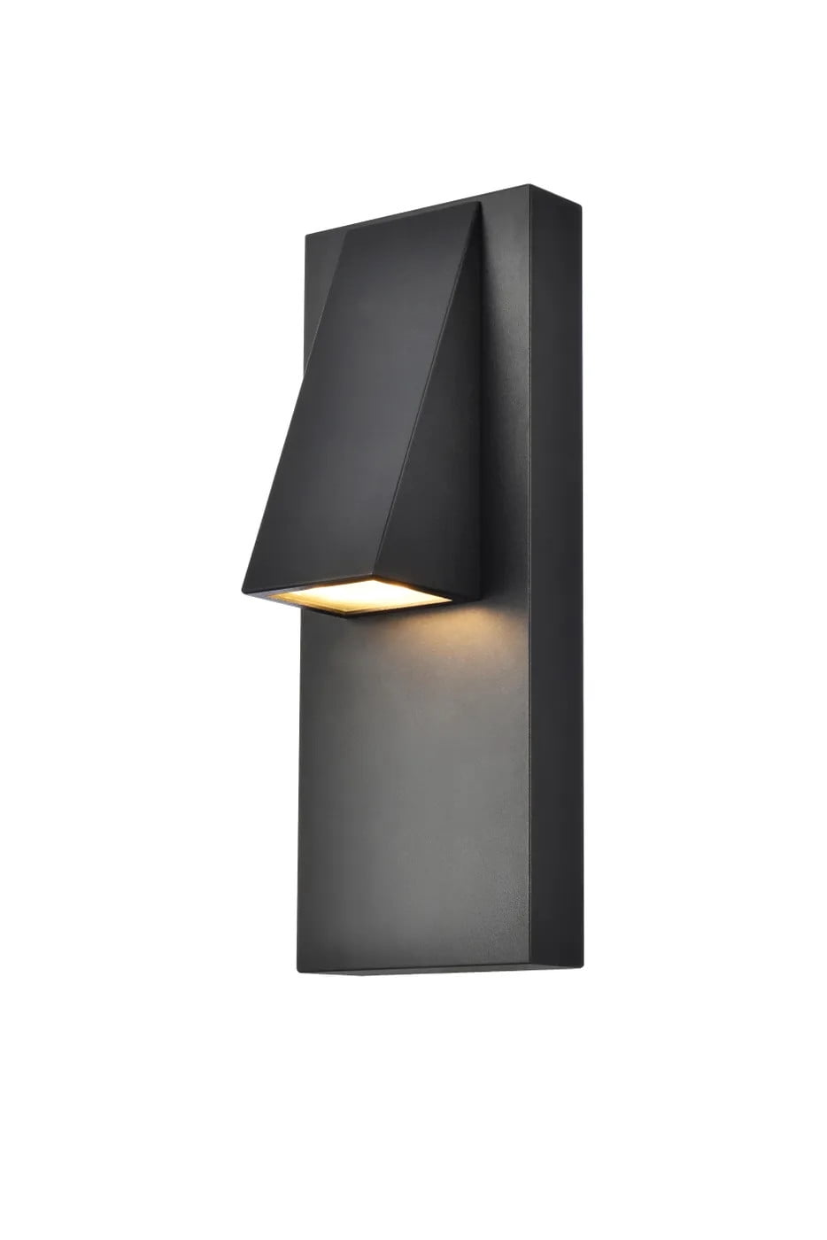 Raine Integrated LED wall sconce in black