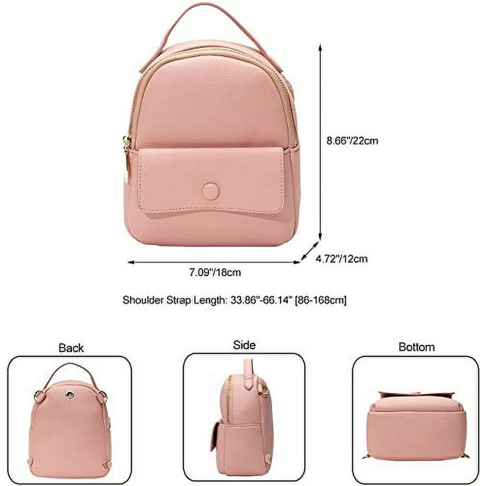 Women Mini Backpack Purse Leather Crossbody Phone Bag Small