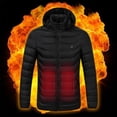 thumbnail image 3 of USB Heater Hunting Vest Heated Jacket Heating Winter Clothes Men Thermal Outdoor-Black L size, 3 of 6