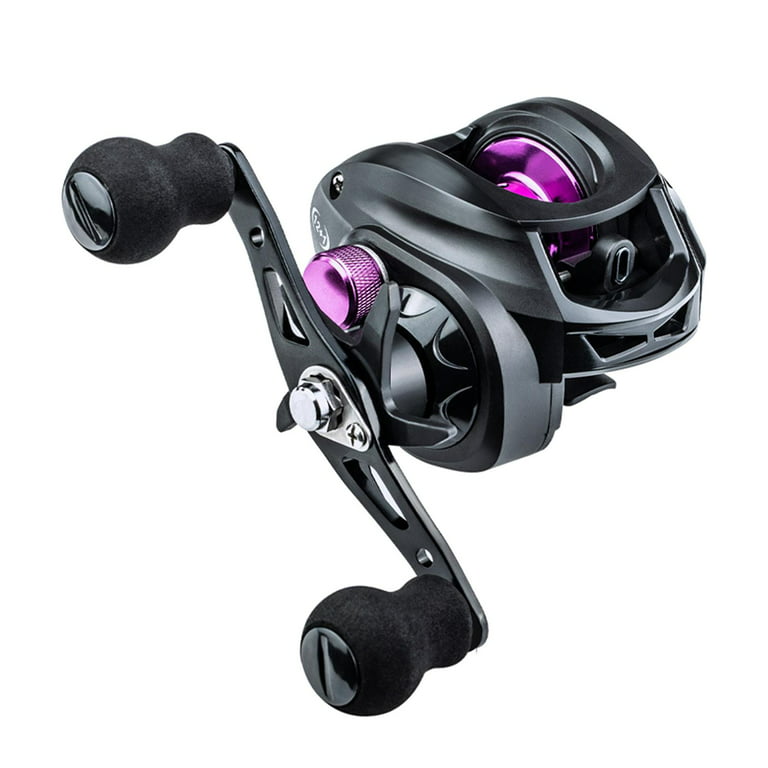7.2:1 Gear Ratio High- Baitcaster Fishing Reel Reel 12+1 to 8KG Drag 15  Level Brake Saltwater And Freshwater , Right-handed 