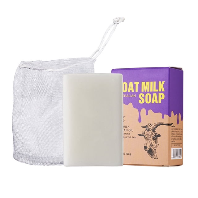 Xihbxyly Jabón de Leche con Fragancia, Barra de Limpieza Profunda y Nutrición, Aroma Refrescante, para Todo Tipo de Piel, Tamaño Ideal para Viajes, Rutina de Belleza Diaria