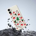 thumbnail image 5 of For iPhone 17 Case Santa Hats and Canes Pattern Printing Straight Edge TPU Phone Back Cover -, 5 of 5