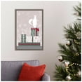 thumbnail image 2 of Amanti Art Retro cat and gifts Framed Canvas Wall Art Print, 2 of 7