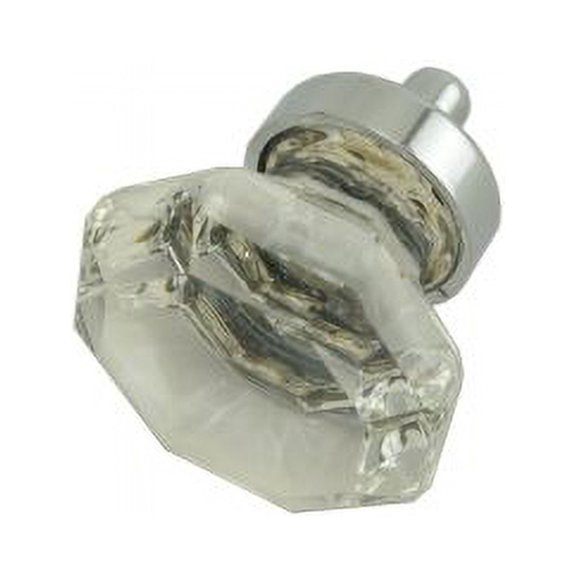 Emtek 86011 Us26 Old Town Clear 1.25 in Cabinet Knob in Chrome