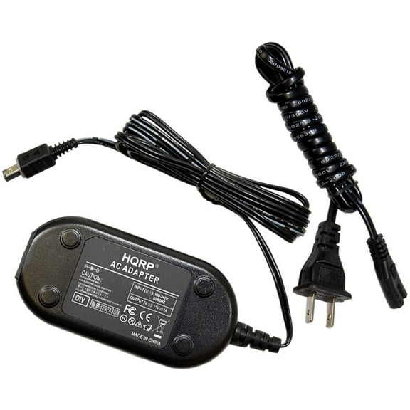 HQRP Replacement AC Adapter / Charger for JVC GR-D270U / GRD270U Camcorder with USA Cord & Euro Plug Adapter