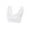 White, variant on Women Seamless Lace Bras Cross Front Side Buckle Removable Bra for Daily Yoga Sports