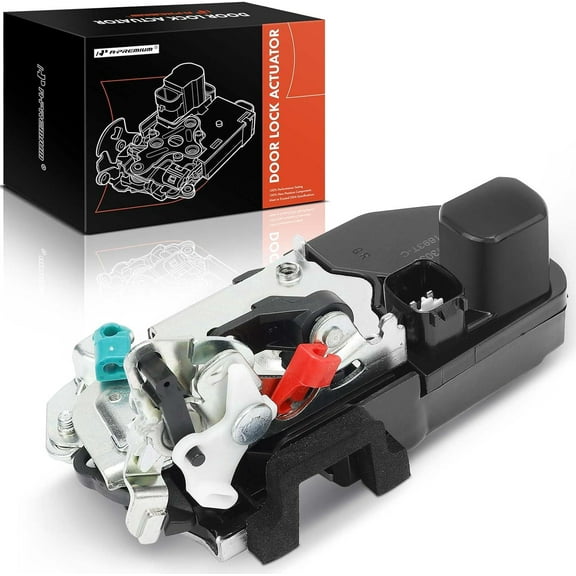 A-Premium Rear Right Passenger Side Door Lock Actuator Compatible with Jeep Liberty 2002-2007 Sport Utility 55177044AB