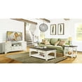 thumbnail image 6 of Riverside Furniture Grand Haven Wood Coffee Table in Feather White and Charcoal, 6 of 8
