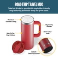 thumbnail image 3 of RTIC Road Trip 20 oz Ceramic Lined Leak-Resistant Lid Travel Mug, Flag Red, 3 of 9