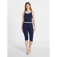 thumbnail image 2 of No Boundaries Single Jersey Lace Sleep Tank Top, Women's XXS-3X, 2 of 5