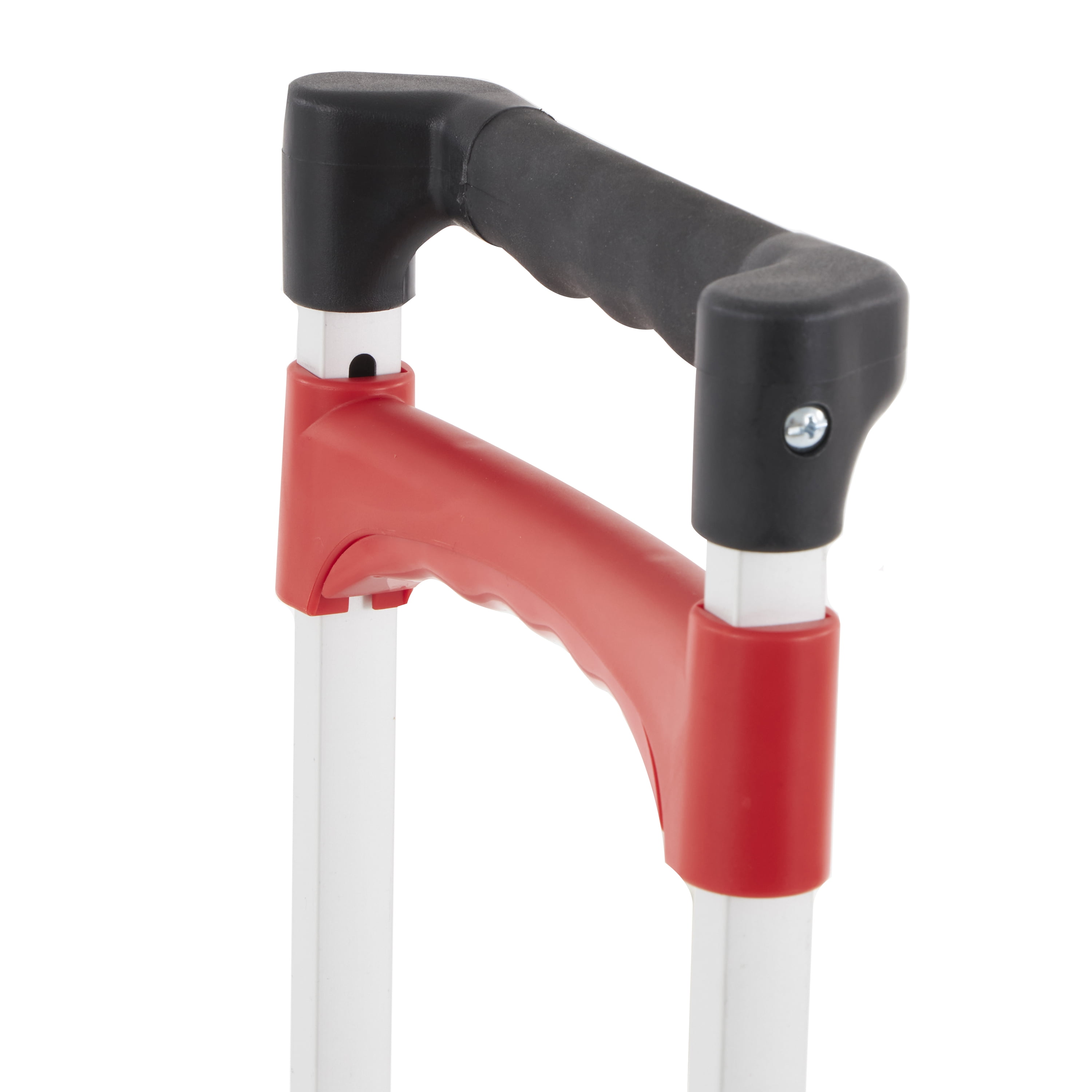 Magna Cart Personal Folding Aluminum Hand Truck, 150lb Capacity, Black/Red