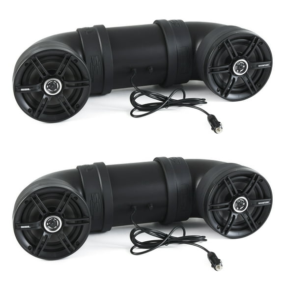 Soundstorm BTB6 Bluetooth 450W ATV/Marine UTV Haut-Parleur à Tube Amplifié (2 Pack)