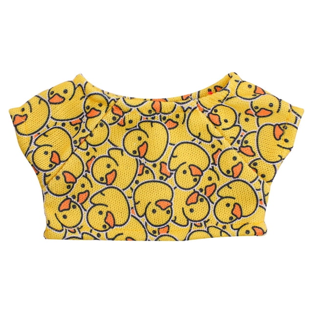 Ropa para pato 30 cm lalafanfan pato amarillo Kawaii accesorios de peluche muñecas de animales suaves juguetes para niños regalos de cumpleaños Tan Jianjun unisex