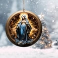 thumbnail image 5 of SRUILUO Nativity Scene Christmas Ornaments Easter Scene Ornaments Christmas Acrylic 3D Hanging Ornament Pendant for Xmas Tree Birth of Jesus Christian Decor Religious Gift for Kids, Friends, Loves, 5 of 6