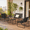 4PCS Black, variant on 3 Pieces Patio Outdoor Conversation Set with Coffee Table, Textilene Chair with glass table, Black