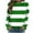 Green, variant on ShomPort Women Soft Cotton Striped Shirts Fall Long Sleeve Crewneck Sweatshirts Casual Color Block Pullover Tunics Tops