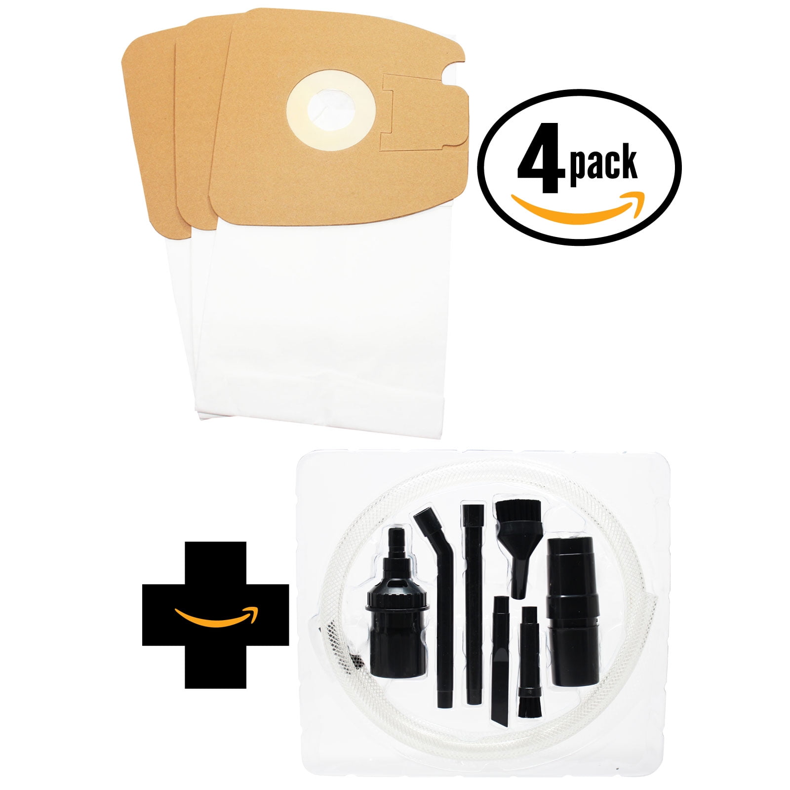 12 Replacement Eureka Mighty Mite 3670G Vacuum Bags with 7Piece Micro