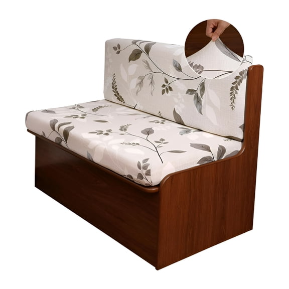 AUQ 2026 New Rv Dinette Cushion Covers Printed Elastic Camper Cushion Slipcover Stretchable Loveseat Sofa Chair Cover Furniture Protector for Rv Camper Car Bench 1 Backrest Cover&1 Bench Cover