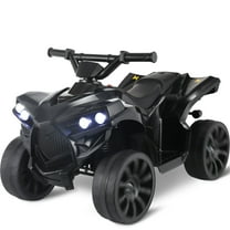 Arlopu Kids ATV Ride on Car, Four Wheeler Motorized Quad, 6V Battery Powered Electric Motorcycle  with LED Lights & Music