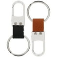 thumbnail image 2 of Miangastore 2pcs PU Car Keychain Multi-functional Key Holders Key Ring Key Organizer, 2 of 8