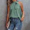thumbnail image 1 of Tank Tops for Women Athletic Works Summer Women Halter Round Neck Sleeveless Leopard Print Tee Tops, 1 of 6