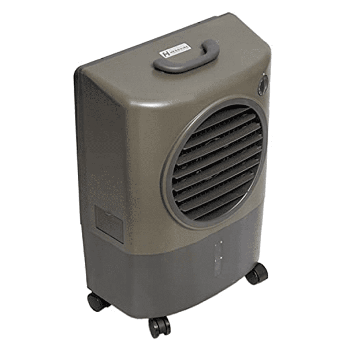 Hessaire MC18V (1300 DOE) 500 Sq Ft Portable Air Conditioner, Dark Gray