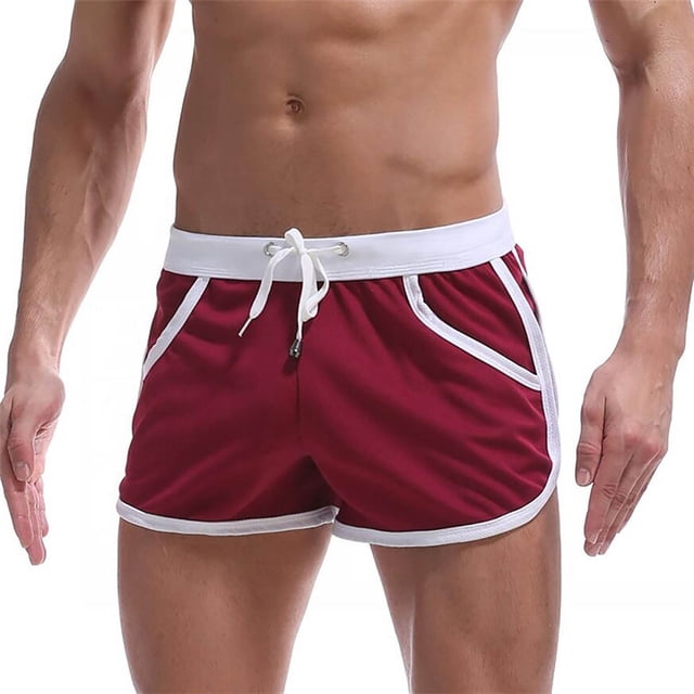 DPTALR Mens Summer Home Leisure Patchwork Sports Trousers Breathable Shorts Pants