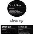thumbnail image 4 of Strength Discipline Mindset Noun Inspirational Painting Wall Art 3 Pieces Canvas Print Office Wall Decor Poster Inspiring Framed Motivational Quotes for Wall Art Decoration Ready to Hang[36''Wx 16''H], 4 of 6