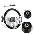 thumbnail image 4 of QualitChoice Boat Steering Wheel Sailboat Steamship Helm Non-Slip Steer System Pontoon Automobile Interior Replacement Part, 4 of 6