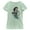 Mint, variant on Girl's Aladdin Jasmine Sketch Profile Graphic Tee Mint Large