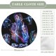 thumbnail image 2 of Blue Beetle-theme Fitted Round Tablecloths Elastic Edged Table Covers Waterproof Table Cloth for Kitchen Holiday Party Tables Decor 150cm, 2 of 6