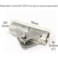 thumbnail image 2 of ABCISI 316 Stainless Steel Folding Swivel Connector, Boat Tube Connector Fitting for 1INCH Boat Hand Rail Tube/Pipe of Marine Boat Yacht, 2 of 7