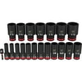 thumbnail image 1 of Milwaukee 49-66-7012 19pc SHOCKWAVE Impact Duty 1/2" Drive SAE Deep 6 Point Socket Set, 1 of 4