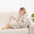 thumbnail image 4 of Shibainu and Love Blanket Hoodies for Kids 6-13YR Oversize Wearable Blanket Hoodies for Boys Girls Teens, 4 of 7
