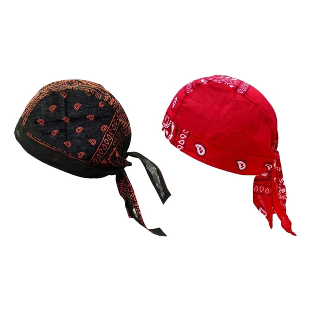Gorro tipo bandana de pirata para ciclismo, transpirable, duradero y resistente al viento. flores rojas
