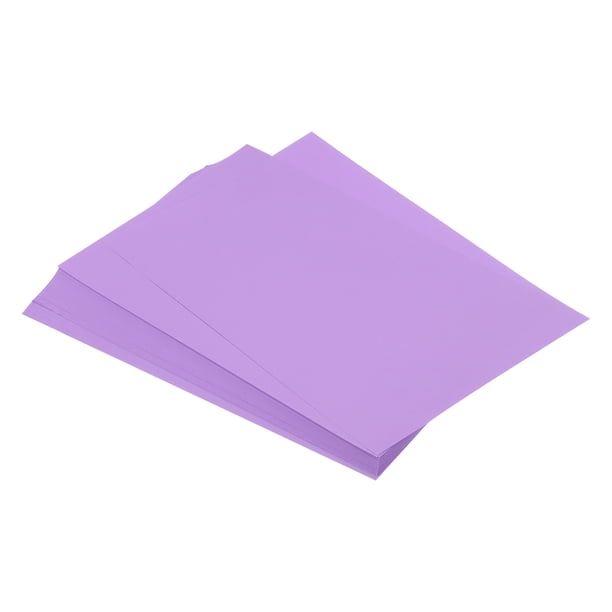 125 hojas de papel de copia de color A4 8.5" x 11" papel de origami papel para impresora 80gsm para impresión, púrpura claro