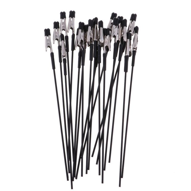 30 Unids / Pack Modelo Artesanía Pinzas de Pintura Herramientas Pinza de Manualidades Pulverización Hugo Palos de pintura con pinza de cocodrilo