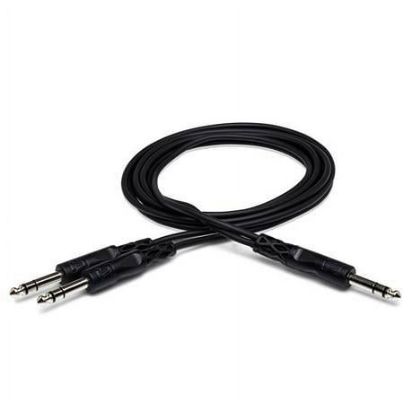 Hosa Y Cable - 1/4 TRS to Dual 1/4 TRS - 3 ft