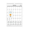 thumbnail image 2 of Enterprise Wall Calendar, Geometric Artwork, 12 x 17, White/Gray Sheets, 12-Month (Jan to Dec): 2026 | Bundle of 2, 2 of 4