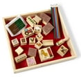 thumbnail image 4 of Melissa & Doug Farm Themed Wooden Stamp Set with 20 Stamps, 5 Colored Pencils, (27 Piece Set), 4 of 10