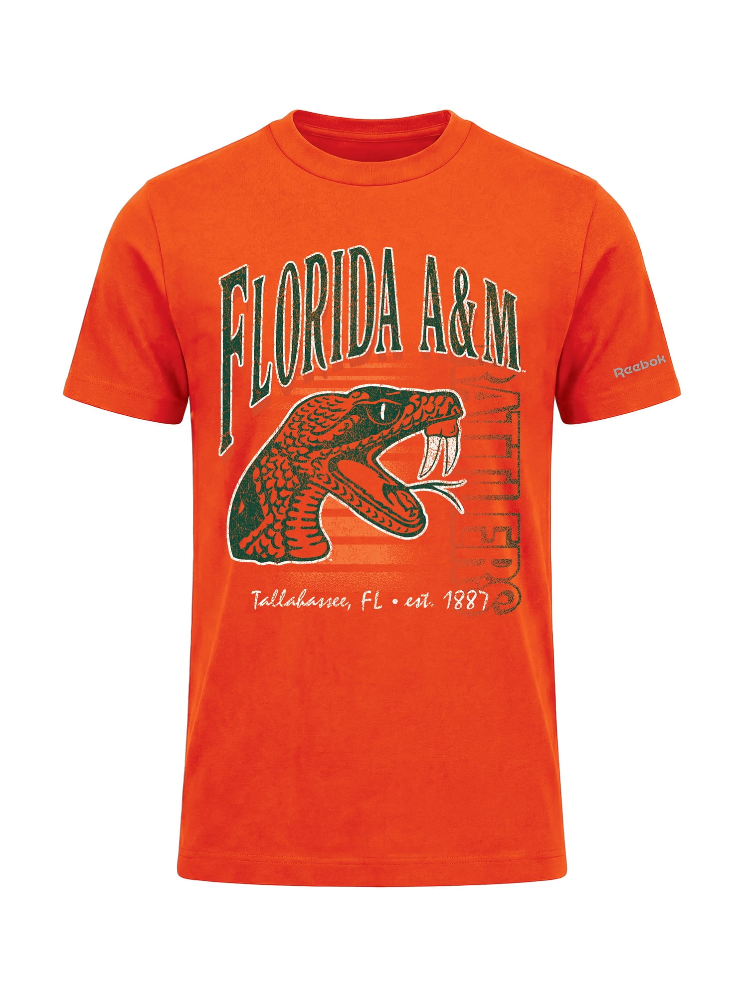 Florida A&M Rattlers Reebok Mens Crew Neck Short Sleeve T-Shirt