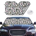 thumbnail image 2 of Kdxio Cool Camera Print Windshield Sun Shade,UV Rays and Sun Heat Protection,Sunshade for Car Windshield,Car Shade Front Windshield - Small, 2 of 6