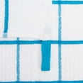 thumbnail image 2 of Arkwright Premier Dishcloths, Pack of 12, White with Blue Windowpane Stripes, 100% Cotton, 13 x 13, 2 of 4